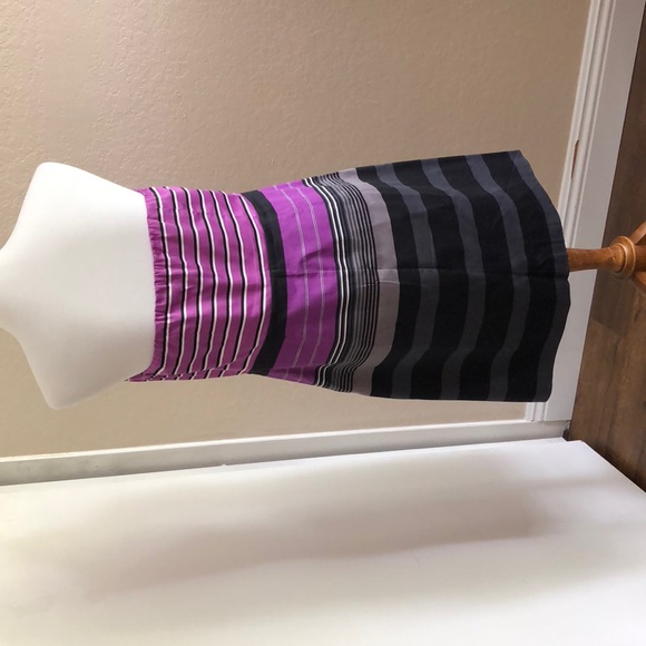 🖤💜Purple and black striped dress🖤💜 - Picture 2 of 3